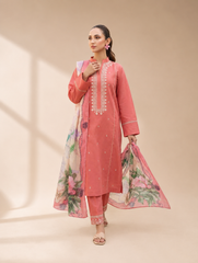 3 PIECE EMBROIDERED - UNSTITCHED