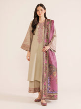 3 PIECE EMBROIDERED - UNSTITCHED