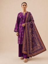 3 PIECE EMBROIDERED - UNSTITCHED