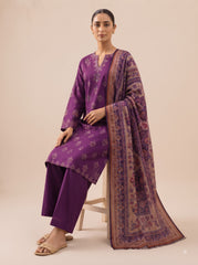 3 PIECE EMBROIDERED - UNSTITCHED