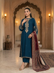 3 PIECE EMBROIDERED - UNSTITCHED