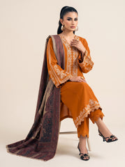 3 PIECE EMBROIDERED - UNSTITCHED