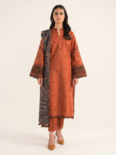 3 PIECE EMBROIDERED - UNSTITCHED