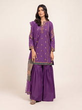 3 PIECE EMBROIDERED - UNSTITCHED