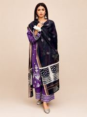 3 PIECE EMBROIDERED - UNSTITCHED