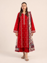 3 PIECE EMBROIDERED - UNSTITCHED