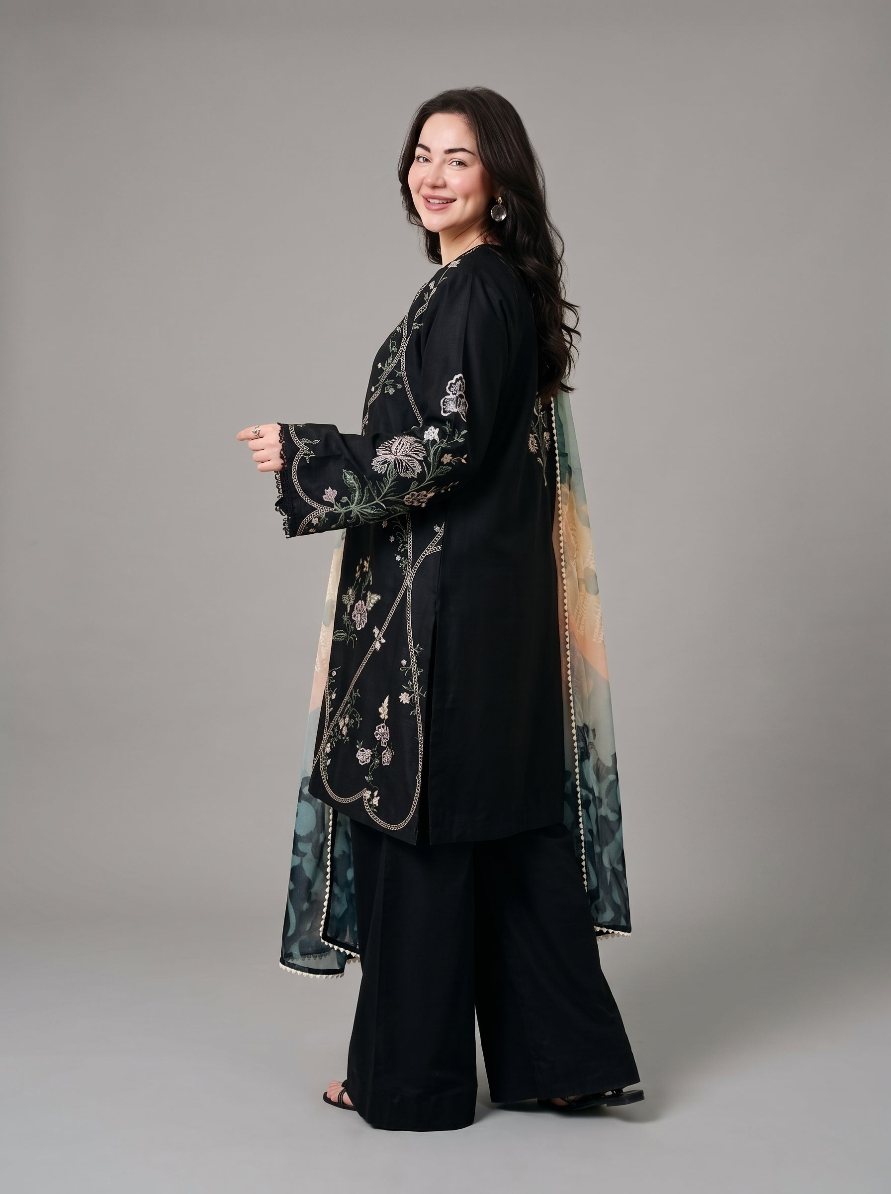 3 PIECE EMBROIDERED - UNSTITCHED