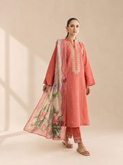 3 PIECE EMBROIDERED - UNSTITCHED