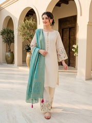 3 PIECE EMBROIDERED - UNSTITCHED