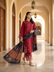 3 PIECE EMBROIDERED - UNSTITCHED