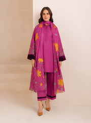 3 PIECE EMBROIDERED - UNSTITCHED