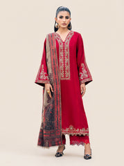 3 PIECE EMBROIDERED - UNSTITCHED