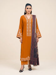 3 PIECE EMBROIDERED - UNSTITCHED