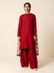 3 PIECE EMBROIDERED - UNSTITCHED