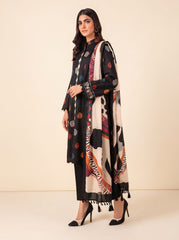 3 PIECE EMBROIDERED - UNSTITCHED