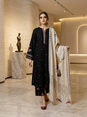 3 PIECE EMBROIDERED - UNSTITCHED