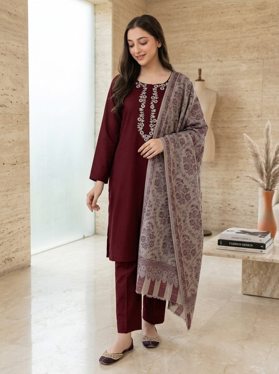 3 PIECE UNSTITCHED