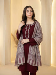 3 PIECE EMBROIDERED - UNSTITCHED