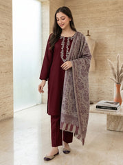 3 PIECE EMBROIDERED - UNSTITCHED