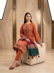 3 PIECE EMBROIDERED - UNSTITCHED