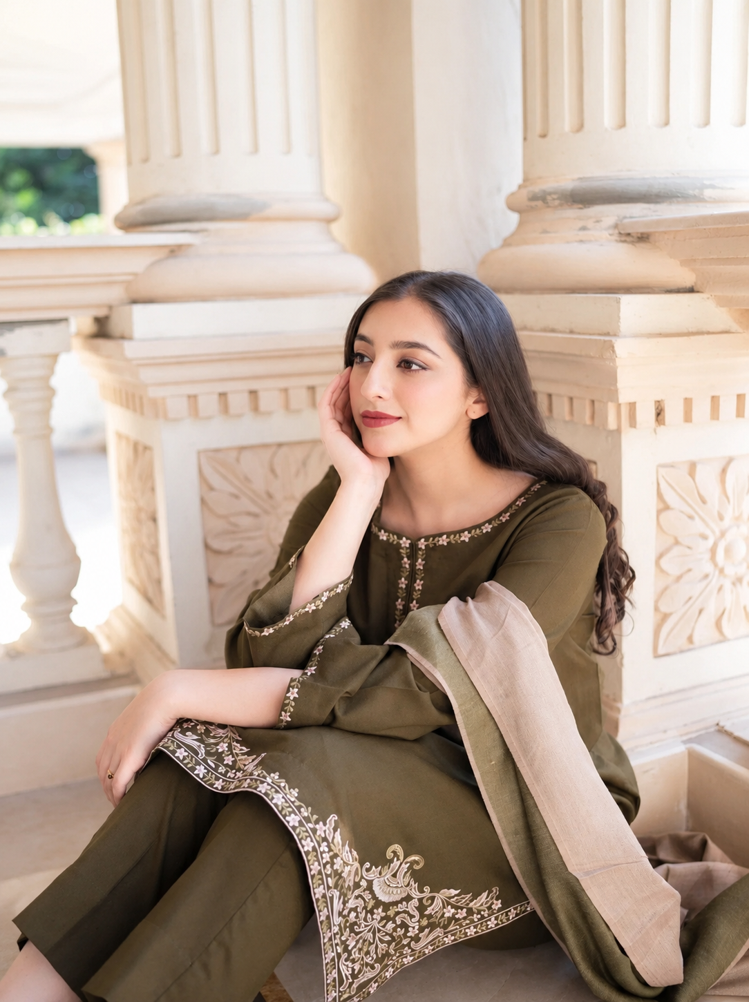 3 PIECE EMBROIDERED - UNSTITCHED