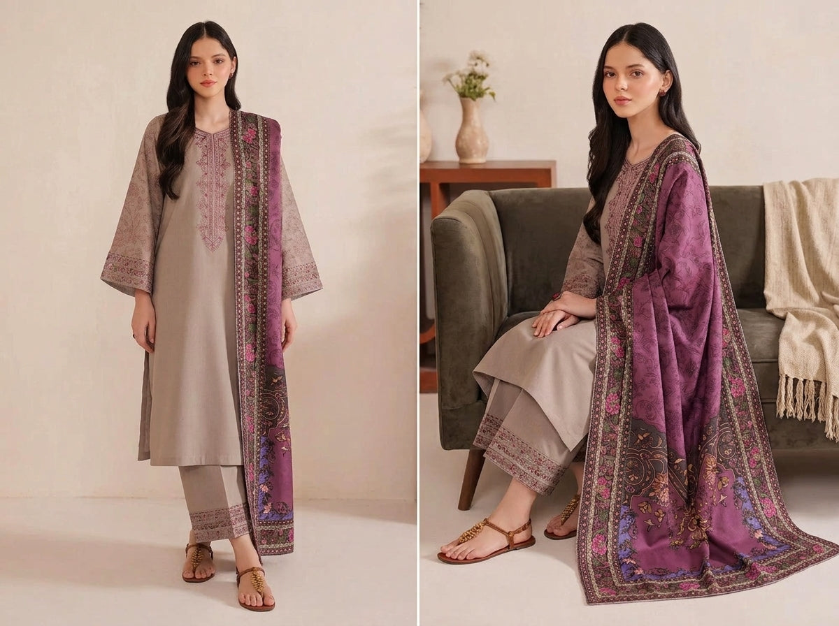 3 PIECE UNSTITCHED